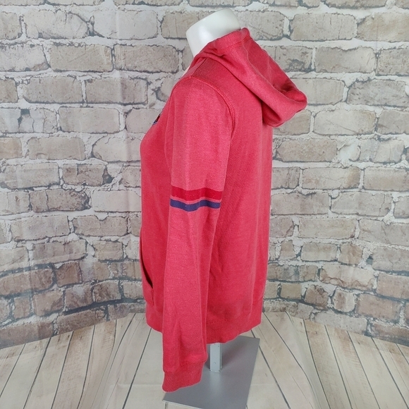 Roxy Hoodie Zipper Front Pink Size Medium Logo - Picture 9 of 9